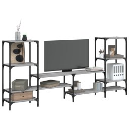 Gossi comoda tv, gri sonoma, 206,5x28,5x95 cm, lemn compozit