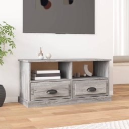 Gossi comoda tv, gri sonoma, 93x35,5x45 cm, lemn prelucrat