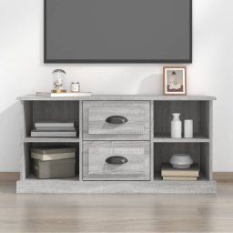 Gossi comoda tv, gri sonoma, 99,5x35,5x48 cm, lemn prelucrat