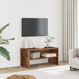 Gossi comoda tv, lemn vechi, 80x40x40 cm, pal