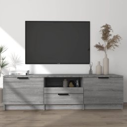 Gossi comoda tv, sonoma gri, 140x35x40 cm, lemn prelucrat