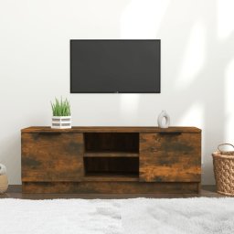 Gossi comoda tv, stejar fumuriu, 102x35x36,5 cm, lemn prelucrat