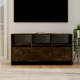 Gossi comoda tv, stejar fumuriu, 102x37,5x52,5 cm, lemn prelucrat