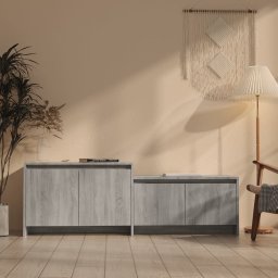 Gossi comoda tv, stejar sonoma gri, 146,5x35x50 cm, pal