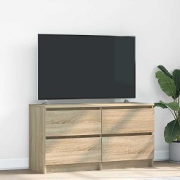 Gossi comoda tv, stejar sonoma, 100x35x54 cm, lemn prelucrat
