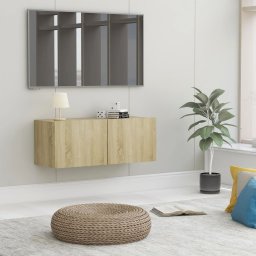Gossi comoda tv, stejar sonoma, 80 x 30 x 30 cm, lemn prelucrat