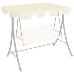 Gossi copertina de rezerva leagan gradina, crem, 150/130x105/70 cm