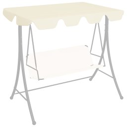 Gossi copertina de rezerva leagan gradina, crem, 188/168x145/110cm