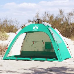 Gossi cort camping 2 persoane verde marin impermeabil setare rapida