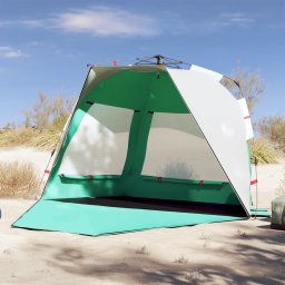 Gossi cort camping 3 persoane verde marin impermeabil setare rapida