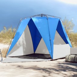 Gossi cort camping 4 persoane albastru azur impermeabil setare rapida