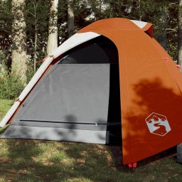 Gossi cort de camping cupola 3 persoane, portocaliu, impermeabil