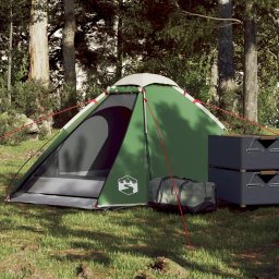 Gossi cort de camping cupola pentru 2 persoane, verde, impermeabil