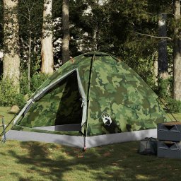 Gossi cort de camping cupola pentru 4 persoane, camuflaj, impermeabil