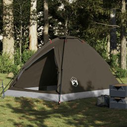 Gossi cort de camping cupola pentru 4 persoane, maro, impermeabil