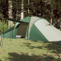 Gossi cort de camping cupola pentru 6 persoane, verde, impermeabil