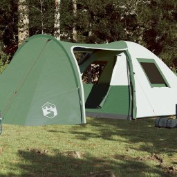Gossi cort de camping cupola pentru 6 persoane, verde, impermeabil
