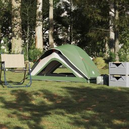 Gossi cort de camping pentru 1 persoana, verde, impermeabil