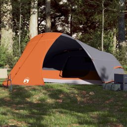 Gossi cort de camping pentru 4 persoane, portocaliu, impermeabil
