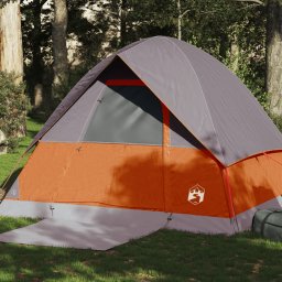 Gossi cort de camping pentru 4 persoane, portocaliu, impermeabil