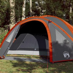 Gossi cort de camping pentru 4 persoane, portocaliu, impermeabil
