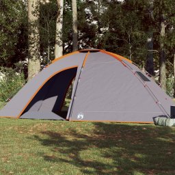 Gossi cort de camping pentru 8 persoane, portocaliu, impermeabil