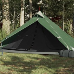 Gossi cort de camping tipi pentru 1 persoana, verde, impermeabil