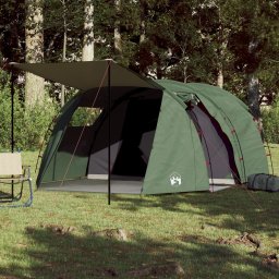 Gossi cort de camping tunel pentru 4 persoane, verde, impermeabil