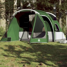 Gossi cort de camping tunel pentru 4 persoane, verde, impermeabil