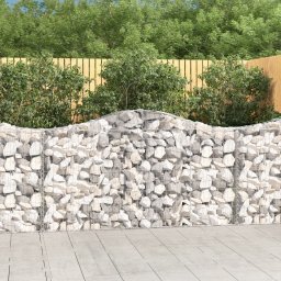 Gossi cos gabion arcuit 200x30x100/120 cm fier galvanizat