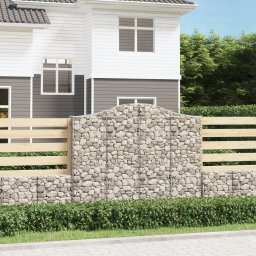 Gossi cos gabion arcuit 200x30x160/180 cm fier galvanizat
