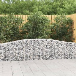 Gossi cos gabion arcuit 400x30x60/80 cm fier galvanizat