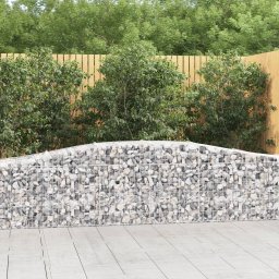Gossi cos gabion arcuit 400x50x60/80 cm fier galvanizat