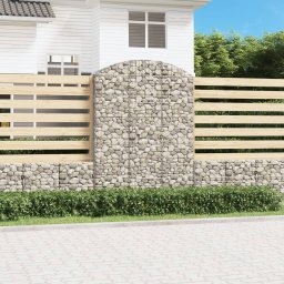 Gossi cos gabion arcuit, 150x50x200/220 cm, fier galvanizat