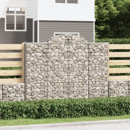 Gossi cos gabion arcuit, 200x50x160/180 cm, fier galvanizat