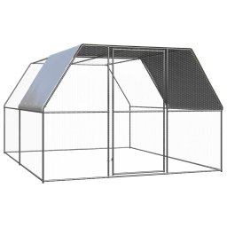 Gossi cotet de pasari pentru exterior, 3x4x2 m, otel zincat