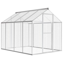 Gossi cotet pentru pasari de exterior, aluminiu, 178 x 242 x 192 cm