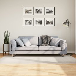 Gossi covor "iza" aspect scandinav, cu fire scurte, crem, 100x200 cm