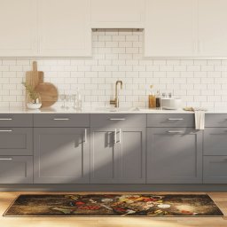 Gossi covor bucatarie, multicolor, 60x180 cm, lavabil, anti-alunecare
