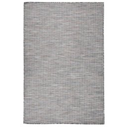 Gossi covor de exterior, maro şi albastru, 120x170 cm, tesatura plata