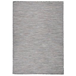 Gossi covor de exterior, maro şi albastru, 160x230 cm, tesatura plata