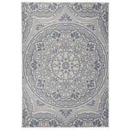 Gossi covor de exterior, model albastru, 160x230 cm, tesatura plata