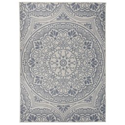 Gossi covor de exterior, model albastru, 200x280 cm, tesatura plata
