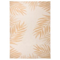 Gossi covor de exterior, model frunze, 120x170 cm, tesatura plata