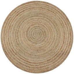 Gossi covor din iuta impletita, 150 cm, rotund