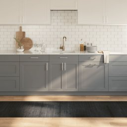 Gossi covor dreptunghiular, gri, 70x500 cm, bambus