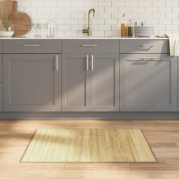 Gossi covor dreptunghiular, natural deschis, 70x100 cm, bambus