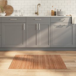 Gossi covor dreptunghiular, natural, 70x200 cm, bambus