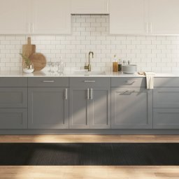 Gossi covor dreptunghiular, negru, 70x300 cm, bambus