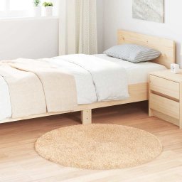 Gossi covor shaggy bej 100x100 cm poliester